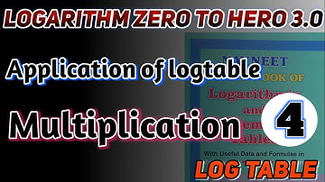 How to use log table for multiplication  | logarithm zero to hero 3.0 @physicseasyheinn