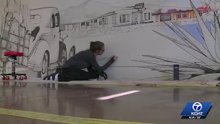 New Mexico artist's mural celebrates Route 66 centennial New Mexico artist's mural celebrates Route 66 centennial