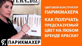 Цветовой конструктор парикмахера - где живет цвет. Как получать предсказуемый цвет на любом бренде?