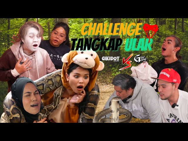 TANGKAP ULAR CHALLENGE : TEAM @GilerGang  VS @cikidotchannel  (LIGA YOUTUBERS PART 4) EPIC ENDING!! class=