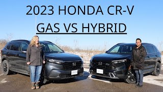 Comparison review  2023 Honda CRV Hybrid vs Gasoline  Choices, choices