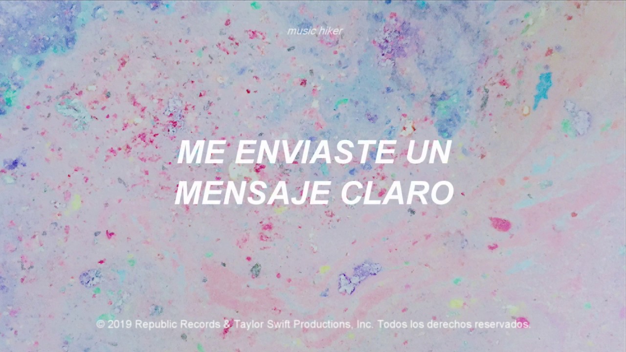 sub. español / inglés] Taylor Swift - I Forgot That You Existed 