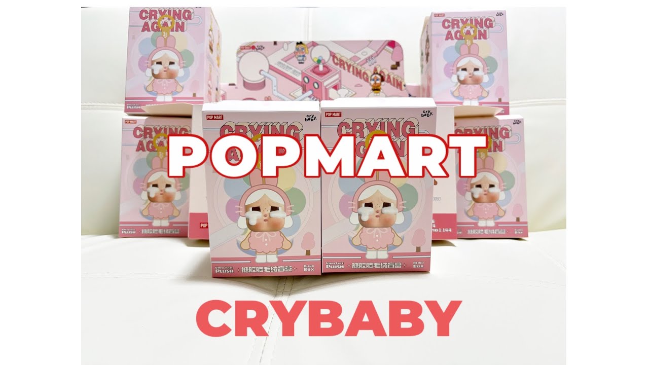 popmart crybaby crying again アソート ラブブ Introducing the