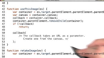 Camera callback - Mobile Web Development