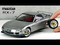 Building PERFECT Mazda Rx-7 Super Realistic Model Car in 15 Minutes