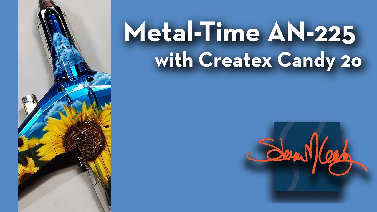 Steve Leahy Airbrush Painting An-225 Using Createx Candy2o -