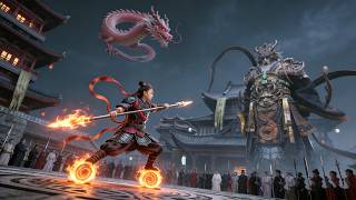 The dragon king flooded the town with a tsunami, the demon child awoke to fight!