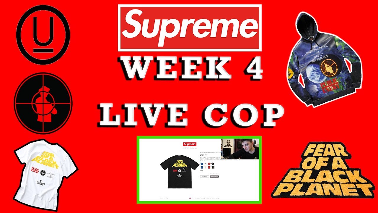 Supreme x Public Enemy week 4: Live cop (L or W)