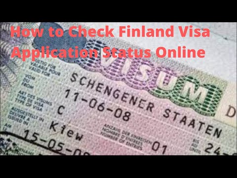 Video: Paano Punan Ang Aplikasyon Para Sa Isang Visa Sa Finland