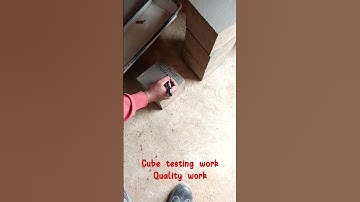quality engineering work cube testing work M15 #civilengineering #shorts #youtubeshorts