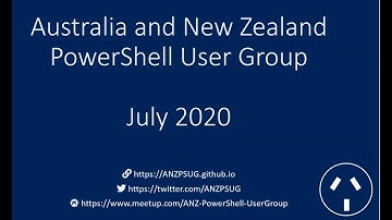 ANZPSUG - July 2020