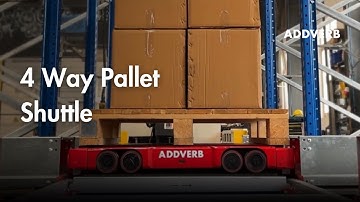 4 Way Pallet Shuttle | 3D Pallet Shuttle | Storage System for Warehouse Automation