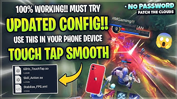 Updated Fix Touch Delay Screen Enhance 60Hz In Mobile Legends | Supported All Android - Patch Clouds