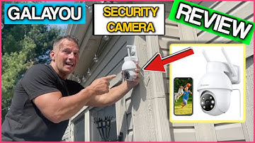 2K Security Cameras Outdoor, GALAYOU Y4 Wireless WiFi Home Video