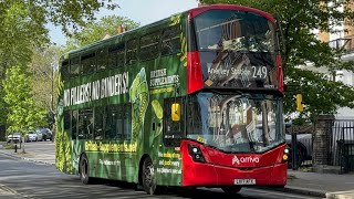 Volvo B5LH Wright Eclipse Gemini 3 Arriva London HV295 LK17AFX Route 249 Anerley Station 