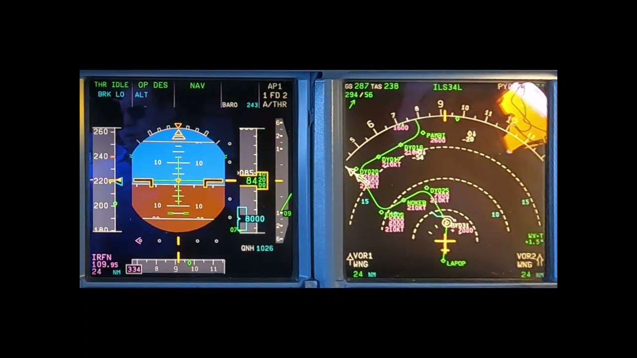 RKSI RWY34L/REBIT 1Y ARR then DCT PAMBI, ILS RWY 34L APP(with real ATC)