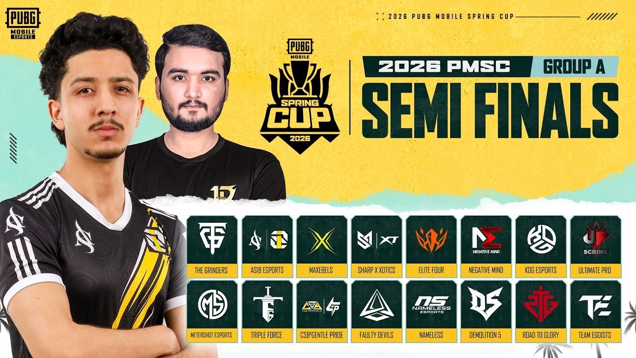 2026 PUBG MOBILE Spring Cup | Semi Finals - Group A | Pehlay marhaly ka aghaz🏆