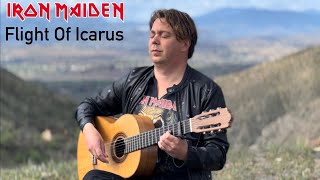 Iron Maiden - Flight of Icarus (Acoustic) | Guitar Cover on Classical Fingerstyle Guitar Thomas Zwijsen