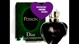 Christian Dior POISON perfume review!! My favourite perfume in the world!!