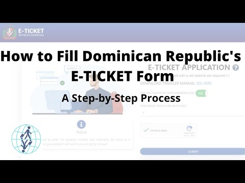 Completing Dominican Republic's E-TICKET Form