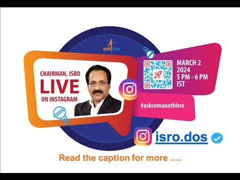 ISRO Chairman LIVE on Instagram