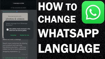 How to Change WhatsApp Language (EASILY) 2025