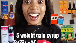 Best weight gain syrup for healthy fat.