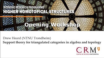 Drew Heard - Support theory for triangulated categories in algebra and topology