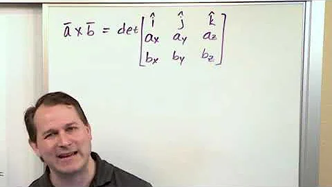 Lesson 8 Find the Cross Product of Two Vectors using Determinants