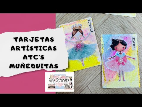 Tarjetas Artísticas ATC”s con crayones/un material un proyecto