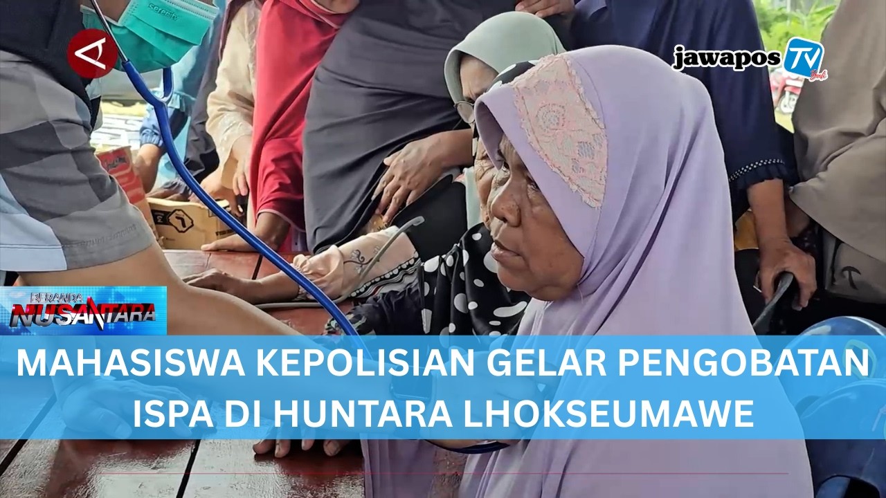 MAHASISWA KEPOLISIAN GELAR PENGOBATAN ISPA DI HUNTARA LHOKSEUMAWE || BERANDA NUSANTARA