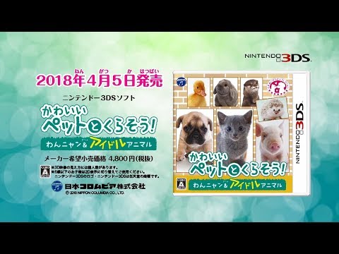 かわいいペットとくらそう！ わんニャン＆アイドルアニマル：プロモーション・ビデオ