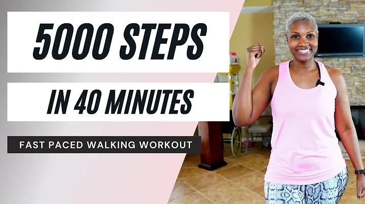 5000 Steps in 40 Minutes | Fast Paced Indoor Walki...