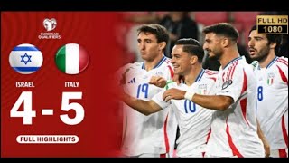 Israel vs Italy 4-5 | Extended Highlights & All Goals | World Cup 2026 Qualifiers 