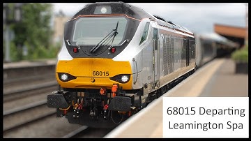 Chiltern Railways Class 68 68015 departing Leamington Spa for Birmingham Moor Street: 25/05/22