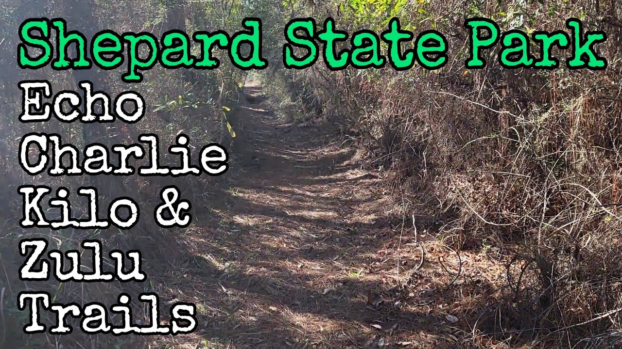 Hiking Trails In Shepard State Park In South Mississippi - Echo, Charlie, Zulu & Kilo Trails