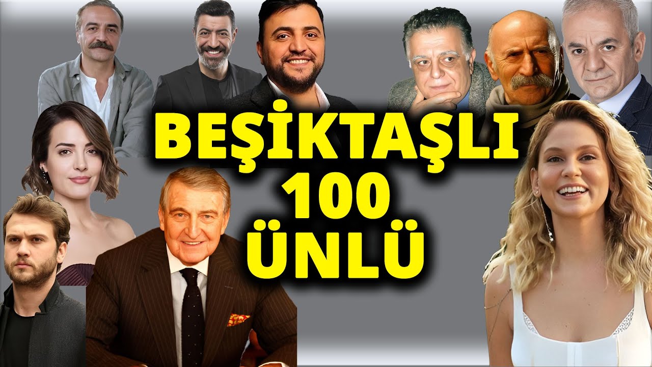 BEŞİKTAŞLI 100 ÜNLÜ #beşiktaş #bjk #karakartal #kartal #1903 #süperlig  #sanat #sanatçı #keşfet