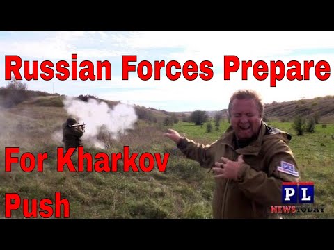 Russian (LPR) Forces Heavy Battle Combat Training For Advancing On Kharkov Ukraine