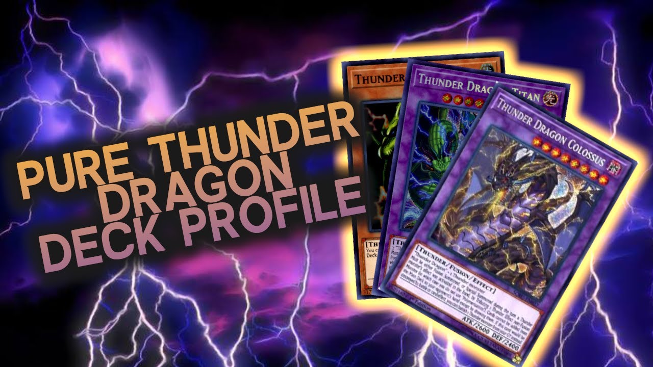 INSANE! Budget Pure Thunder Dragon Deck Profile! WITH EXTRA BUDGET OPTIONS! Oct 2019