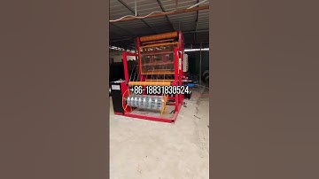 full automatic hinge joint grassland field fixed knot fence machine /CNC deer net weaving machine