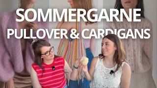 Die 8 besten Sommergarne für Pullover &amp; Cardigans ☀️ + Strick-Inspo | Knits and Drinks