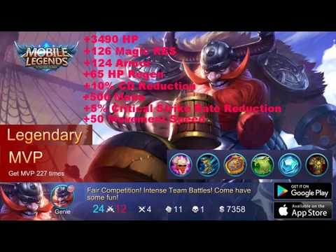 Mobile Legends : Legendary MVP Franco Best Item Build & Strategies Guide | Unstoppable | Godlike  @MobileLegendsAsia