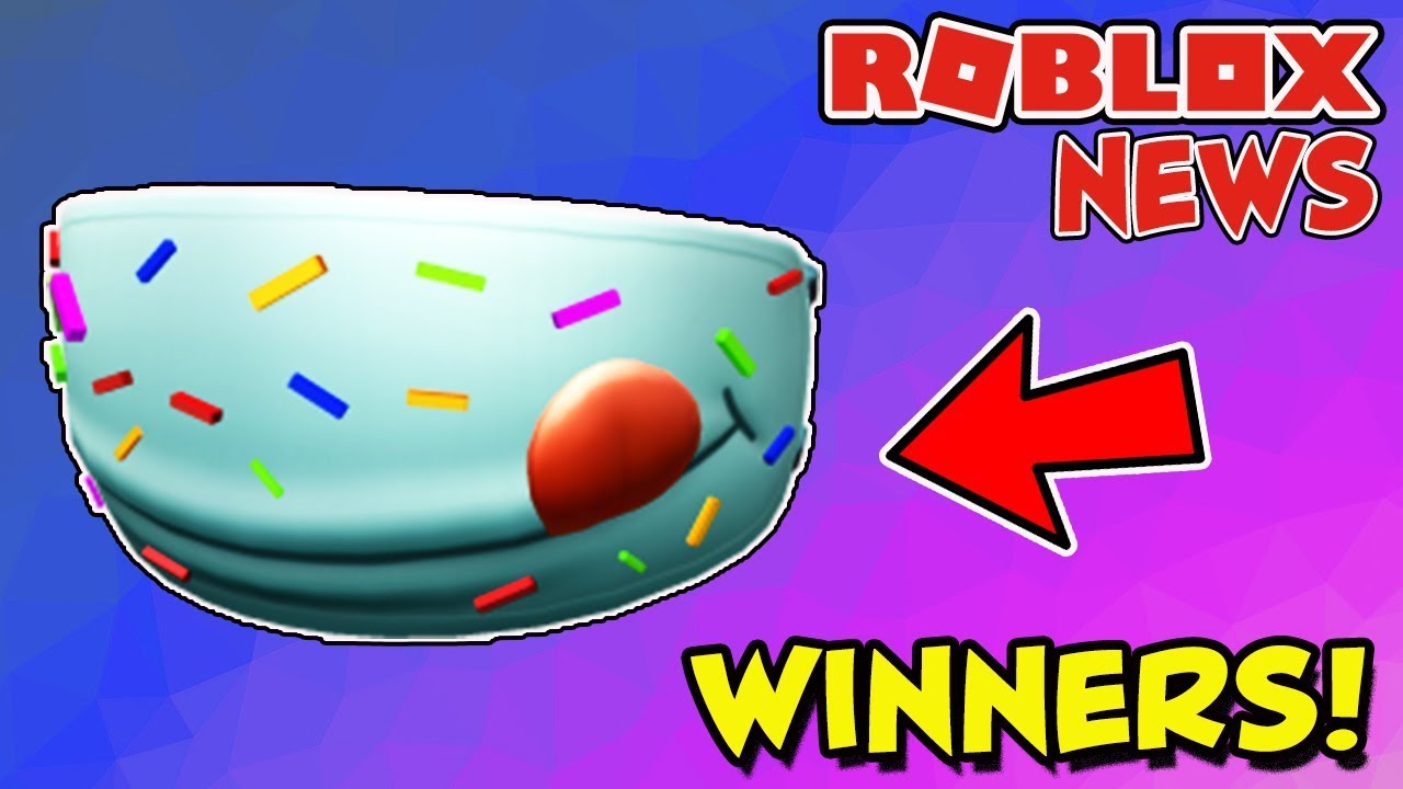Roblox News Cake Mask Winners Announced Super Rare Item By