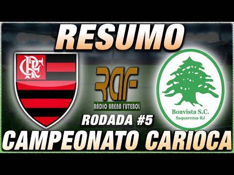 Resumo de Flamengo 2 x 0 Boavista – Taça Rio