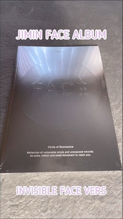 Unboxing BTS Jimin “Face” solo album 🤍 | IG: chxrryjimim | #unboxing #bts #jimin #kpop #fyp