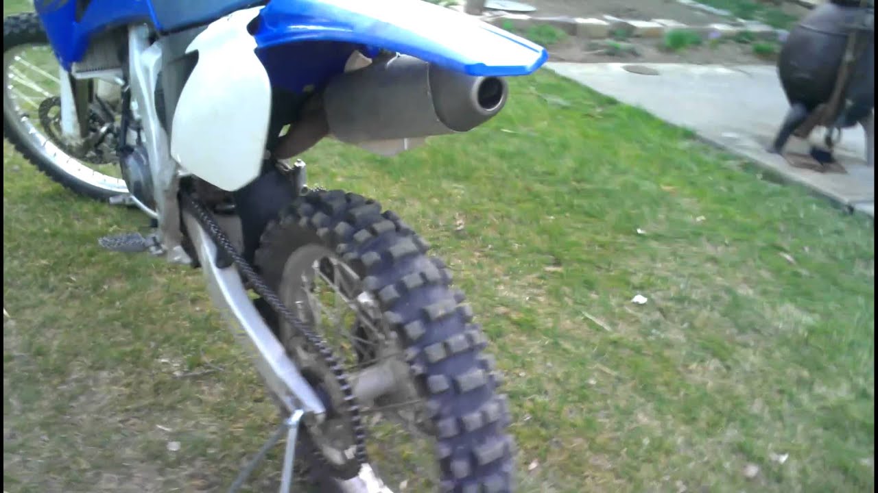 06 yz250f start up and walk around YouTube