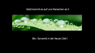 Jetzt kommt es auf uns Menschen an !