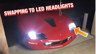 Swapping to LED bulbs in a 9397 Camaro!