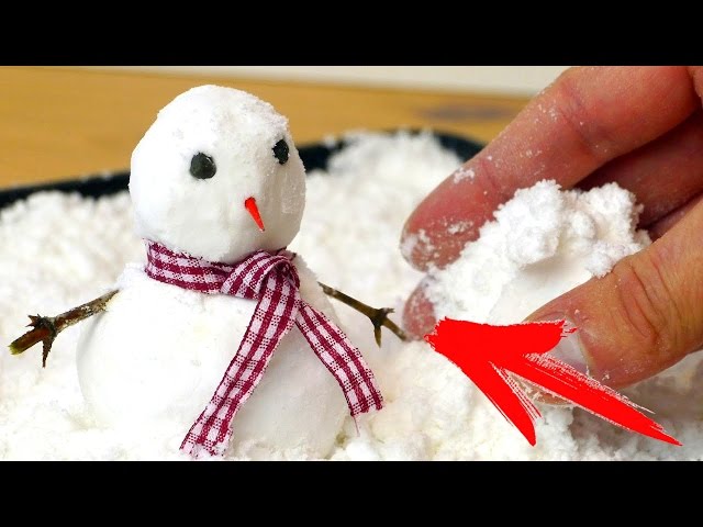Как сделать снегопад из ваты: легкий способ