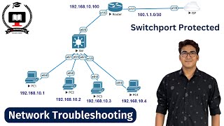 Network Troubleshooting on Switchport Protected | Learn Switching